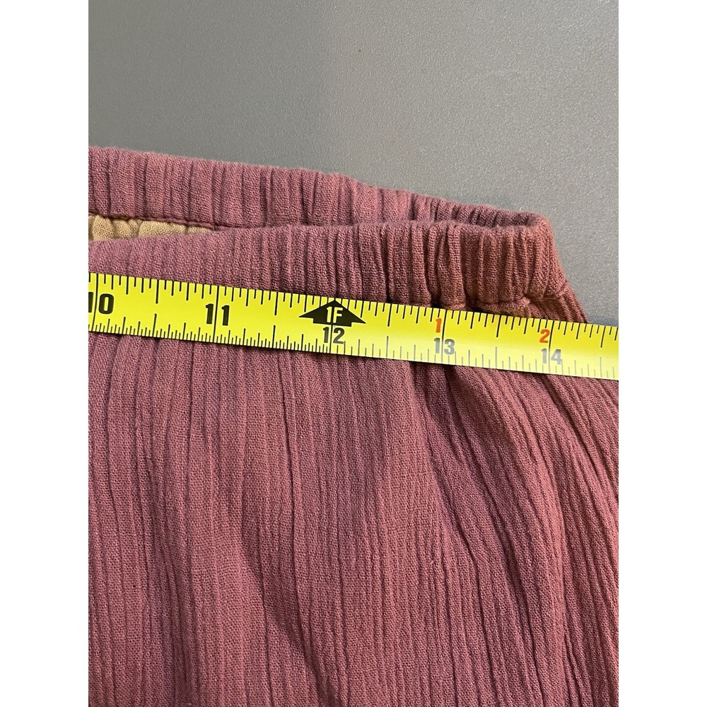 Vintage Y2K dELiA*s Women's Dusty Pink Cotton Tiered Midi Skirt Sequin Size M - Picture 7 of 7